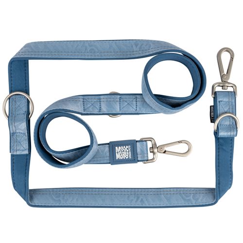 Max&Molly Multi Function Leash Matrix 2.0 Ocean - przepinana smycz dla psa, odblaskowa, niebieska