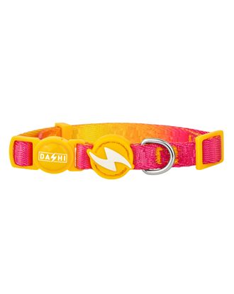 Dashi Lumix Solar Cat Collar - obroża dla kota, różowo-żółta