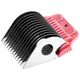 Heiniger W-Snap-on Stainless Steel Combs - Set of 9 Wide Stainless Steel Attachment Combs