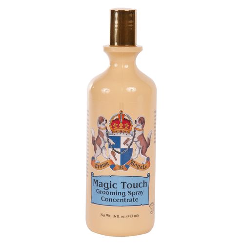 Crown Royale Magic Touch Formula 1 473ml - spray antystatyczny i nabłyszczający do cienkiej i delikatnej sierści psa, koncentrat 1:15