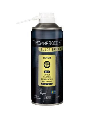 Trimmercide Blade Spray 4in1 Lemon 400ml - preparat do konserwacji i czyszczenia ostrzy, zapach cytrynowy