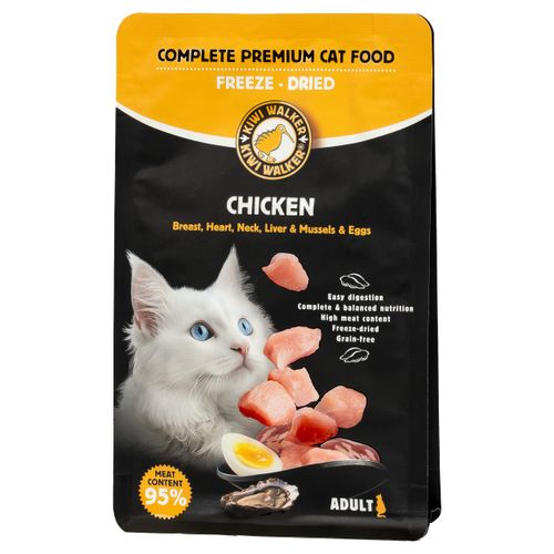 Kiwi Walker Freeze-Dried Chicken 150g - liofilizowana karma dla kota, kurczak