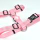 Dashi Solid Back Harness Baby Pink - regulowane szelki guard dla psa, jasny róż