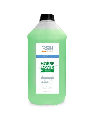 PSHPro Horse Lover Shampoo - profesjonalny szampon nawilżający dla psa i konia, z aloesem i biotyną, koncentrat 1:4  - 5L