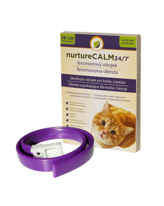 nurtureCALM 24/7 Cat 38cm - uspokajająca obroża feromonowa dla kota