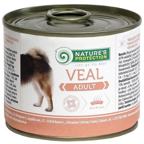 Nature’s Protection Adult Veal - mokra karma dla psów, z cielęciną