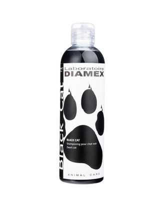 Diamex Black Cat Shampoo - szampon do czarnej i ciemnej sierści kota, koncentrat 1:8 - 250ml