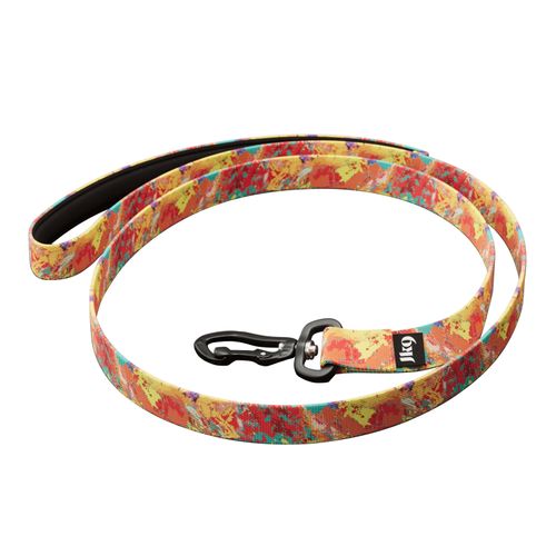 Julius-K9 MoreColor Leash Crazy 120cm - smycz taśmowa dla psa, wzór Crazy
