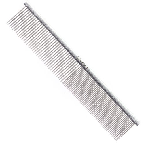 Chadog Double Aluminium Comb 19cm - aluminiowy grzebień mieszany 50/50, dla psów i kotów