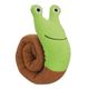 Record Sniffy Rolls Snail - zabawka sensoryczna dla psa, pluszowy ślimak z piszczałką i miejscem na przysmaki