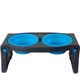 Dexas Adjustable Height Pet Feeder - Dog Bowls on Foldable Stand