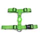 Dashi Solid Back Harness Green - regulowane szelki guard dla psa, zielone