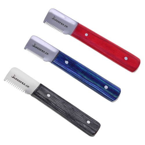 Groomer.dk Classic Trimmer Retro Edition - profesjonalny trymer klasyczny, z drewnianą kolorową rączką - Extra Coarse
