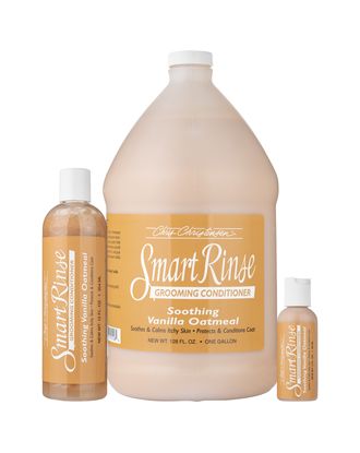 Chris Christensen Smart Rinse Vanilla Oatmeal Conditioner - odżywka łagodząca do podrażnionej skóry psa i kota, z ekstraktem z owsa, koncentrat 1:8