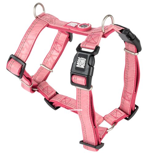 Max&Molly Comfort Harness Matrix 2.0 Rose - miękkie szelki dla psa, z identyfikatorem QR i regulacją, pastelowy różowy