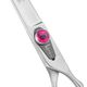 Kenchii Love Curved Scissors with semi-convex blades and offset handle
