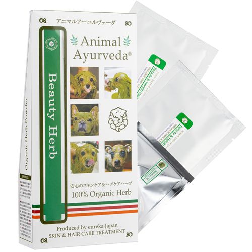 Animal Ayurveda Beauty & Health Herb Starter pack 60g + 5g -  naturalna maska dla psa i kota, oczyszcza, nabłyszcza i pielęgnuje sierść i skórę