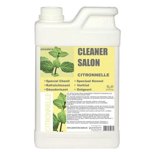 Diamex Cleaner Salon Citronella - uniwersalny preparat do czyszczenia, usuwający nieprzyjemne zapachy, o aromacie citronelli
