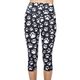 Groom Professional Paw Print Leggings - krótkie legginsy groomerskie w łapki, rybaczki