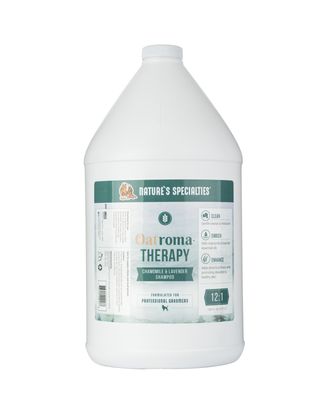 Nature's Specialties Oatroma Therapy Shampoo - łagodny szampon nawilżający dla psa i kota, z rumiankiem i lawendą, koncentrat 1:12 - 3,8L