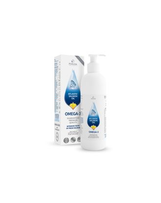 Pokusa Atlantic Salmon Oil - 100% naturalny olej z dzikiego łososia atlantyckiego, bogaty w kwasy tłuszczowe Omega 3 i 6, EPA i DHA - 100ml