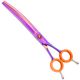 P&W ButterFly Curved Thinning Scissors 7,5" - degażówki groomerskie gięte, 58 ząbków z mikroszlifem