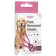 Biglo Biglo Tick Removal Hooks Pink 3szt. - haczyki do usuwania kleszczy, różowe