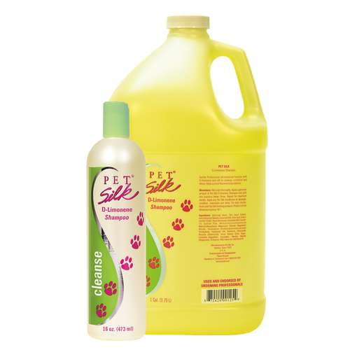 Pet Silk D-Limonene Shampoo  - szampon dla psa odstraszający pchły i kleszcze, łagodzący podrażnienia po ukąszeniach, koncentrat 1:16