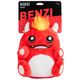 Dashi Benzi Plush Pet Toy 16cm - pluszowa zabawka dla psa z piszczałką, ognisty stworek