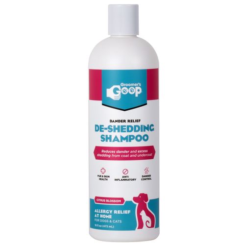 Groomer's Goop Dander Relief De-Shedding Shampoo - przeciwłupieżowy szampon dla psa i kota, ułatwiający usuwanie podszerstka