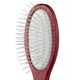 Blovi Red Wood Pin Brush - Small, Soft with 17mm Metal Pins, for Yorkshire Terrier, Maltese, Shih Tzu