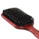 Blovi Red Wood Brush 24,5cm - Extra Large with Boar Bristle & Nylon Detangling Pins, for Long-coated Breeds