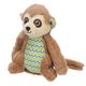 Flamingo Drala Monkey Brown 20cm - pluszowa małpka dla psa, z piszczałką, brązowa