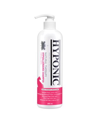 Hyponic Hypoallergenic Shampoo for Cats - hipoalergiczny szampon dla kota, do wszystkich rodzajów sierści - 300ml