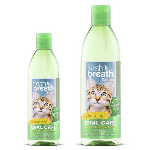 Tropiclean Fresh Breath Water Additive Cat - naturalny dodatek do wody dla kota, do higieny jamy ustnej