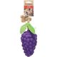 Flamingo Seezo Grape Toy - gumowa zabawka dla psa z efektami dźwiękowymi, winogrono