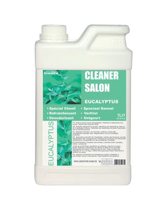 Diamex Cleaner Salon Eucalyptus - uniwersalny preparat do czyszczenia, usuwający nieprzyjemne zapachy, o aromacie eukaliptusowym - 1L