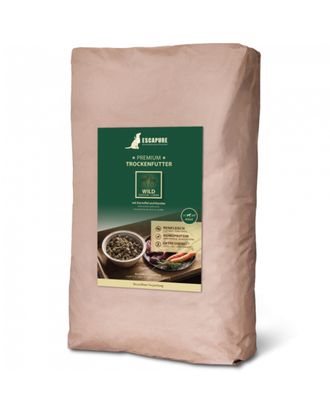 Escapure Premium Wild Adult - wysokiej jakości karma dla psa, dziczyzna wypiekana w piecu - 12kg