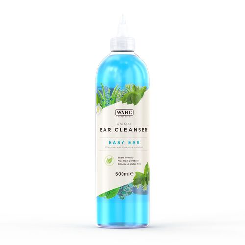Wahl Easy Ear Cleanser 500ml - łagodny preparat do czyszczenia uszu psa i kota