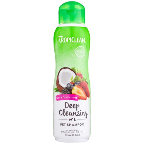 Tropiclean Deep Cleansing Berry & Coconut Pet Shampoo - szampon dogłębnie oczyszczający dla psa i kota