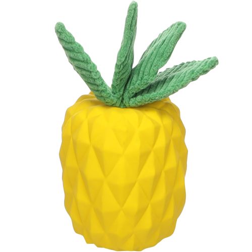 Flamingo Seezo Pineapple Toy - gumowa zabawka dla psa z efektami dźwiękowymi, ananas