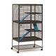 MidWest Critter Nation Double Unit - Large Cage for Rodents, 1.27x13.7cm Mesh