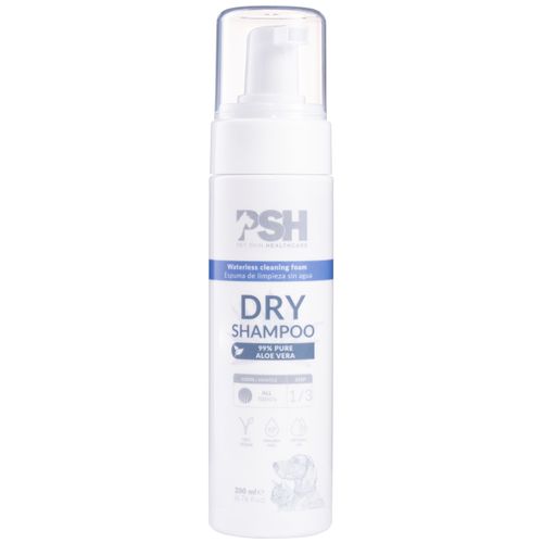 PSH Dry Shampoo  Foam 200ml  - suchy szampon dla psa i kota, w piance