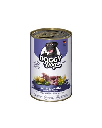Doggy Dog Venison & Lamb - bezzbożowa mokra karma dla psa, z dziczyzną i jagnięciną - 400g