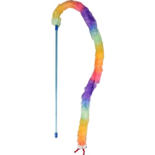 Flamingo Cat Yowly Dangler Caterpillar - wędka dla kota, włochata, szeleszcząca gąsienica