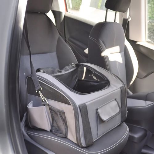 Flamingo Ida Car Seat & Carrying Bag - 2w1 torba i siedzisko samochodowe dla psa i kota, do 7kg, 44x34x32cm