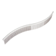 Show Tech Featherlight Swirl Comb 25cm - podwójnie gięty, bardzo lekki grzebień, mieszany rozstaw zębów (50:50)