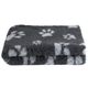 Blovi DryBed A+ - Non-Slip Pet Bed, Graphite-Grey with Paws