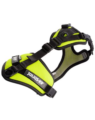 Julius-K9 Mantrailing Air Mesh Harness - szelki do tropienia dla psa, oddychające, neonowe