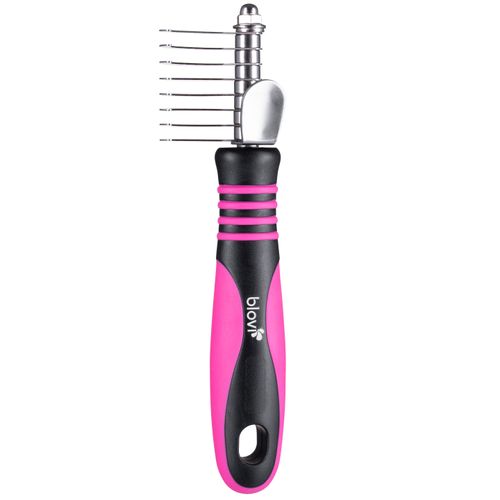 Blovi 8 Blade Small Dematting Comb - mały filcak boczny do usuwania kołtunów, 8 zagiętych ząbków